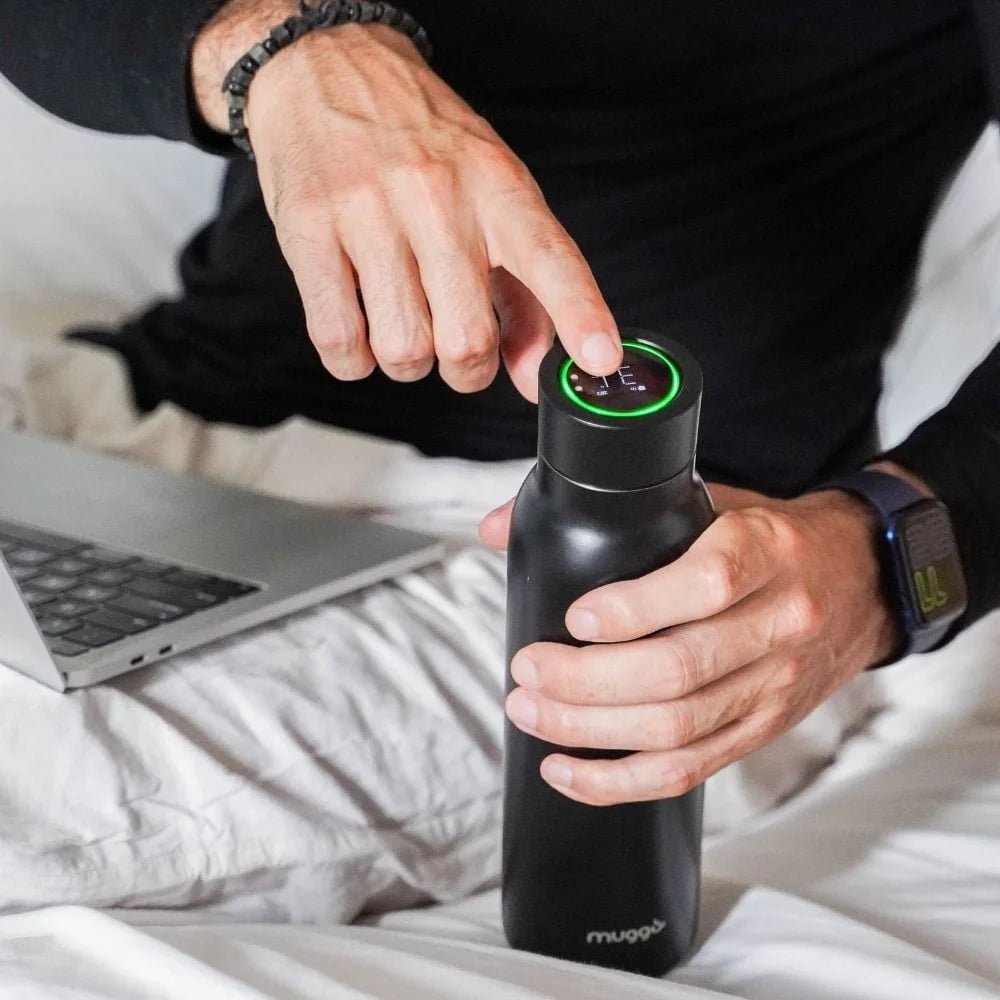 Smart water bottle black - الصورة 5