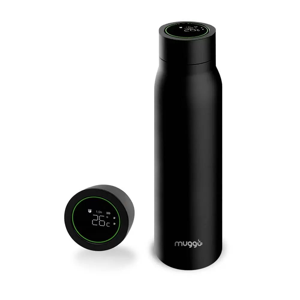 Smart water bottle black - الصورة 4