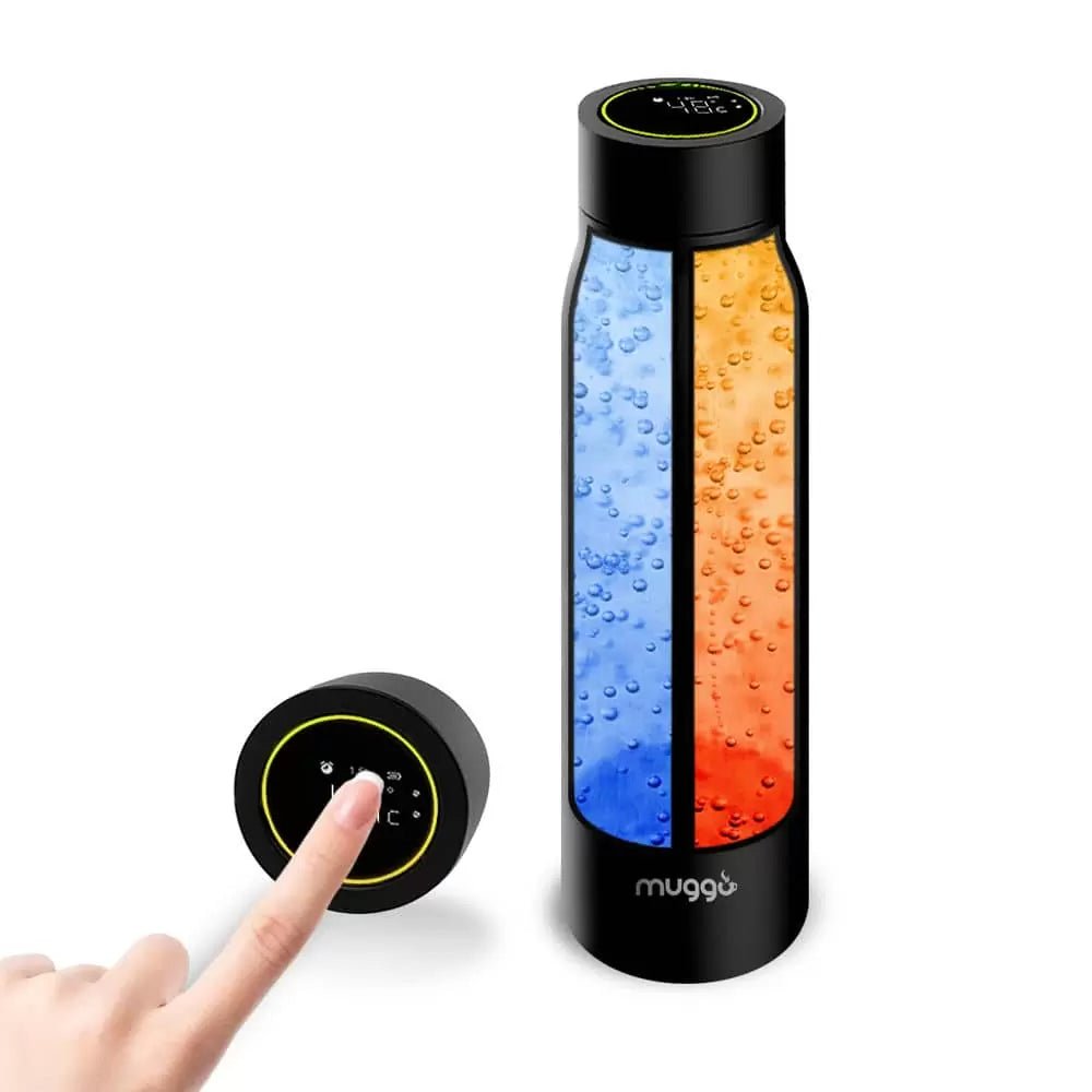 Smart water bottle black - الصورة 2