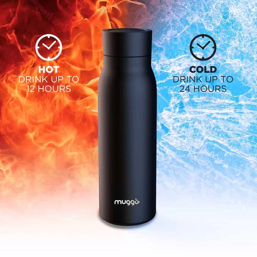 Smart water bottle black - الصورة 3