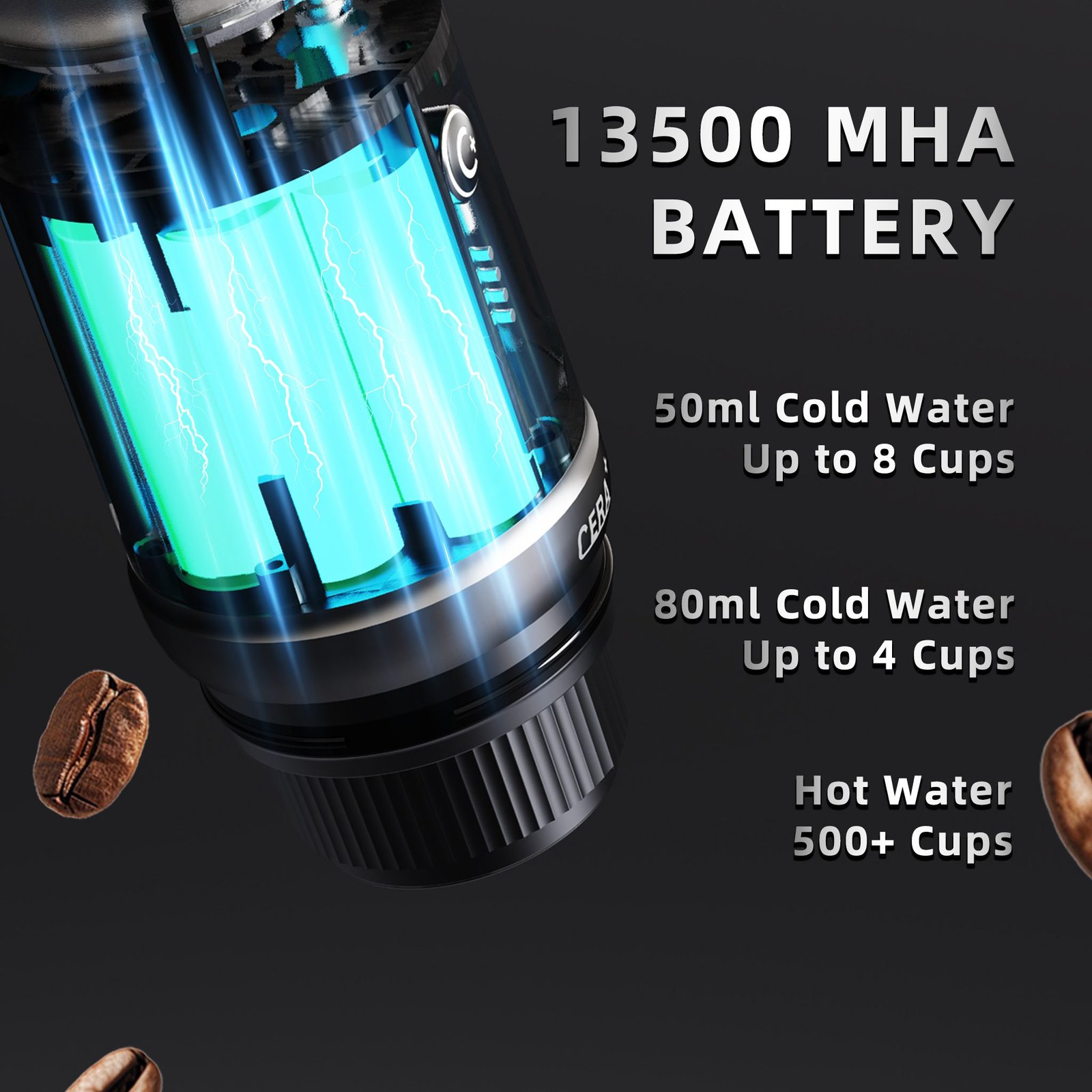 ⁦Cera+ Coffee Machine PCM03S⁩ - الصورة ⁦4⁩