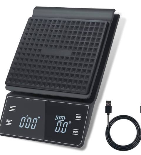Coffee scale with charger