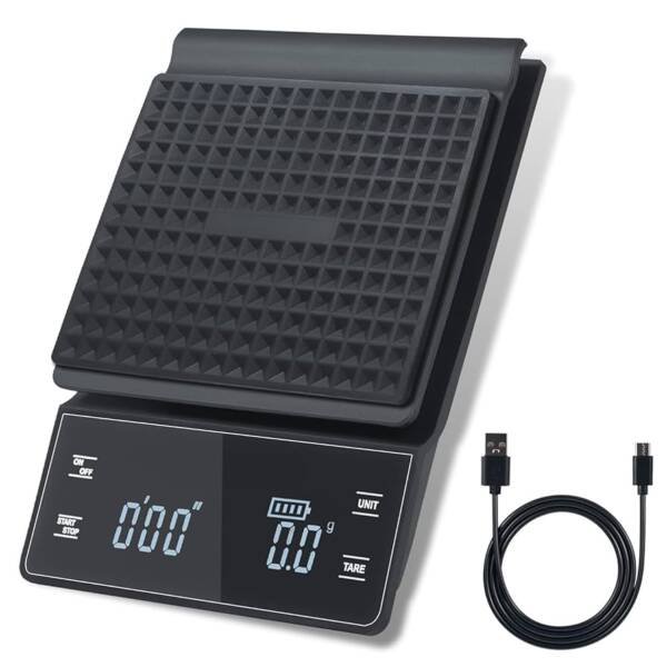 Coffee scale with charger