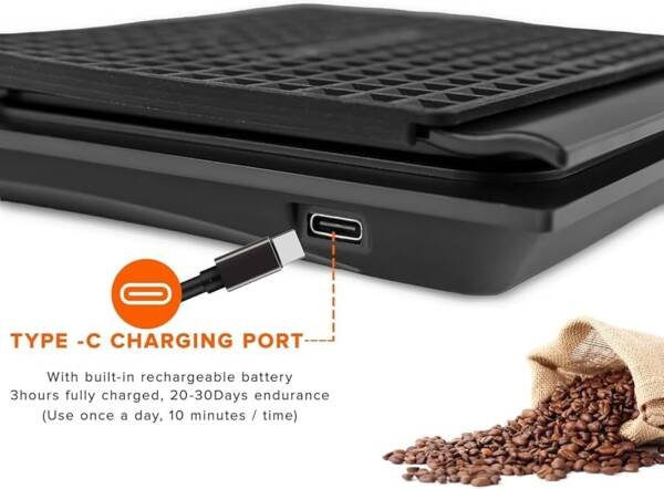 ⁦Coffee scale with charger⁩ - الصورة ⁦2⁩