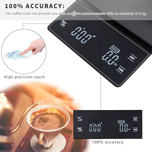 ⁦Coffee scale with charger⁩ - الصورة ⁦6⁩