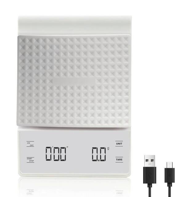 Coffee scale with charger