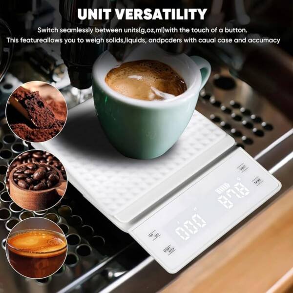 ⁦Coffee scale with charger⁩ - الصورة ⁦3⁩