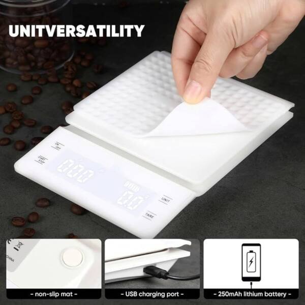 ⁦Coffee scale with charger⁩ - الصورة ⁦6⁩