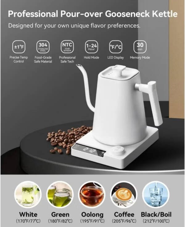 ⁦Ktio gooseneck kettle⁩ - الصورة ⁦2⁩