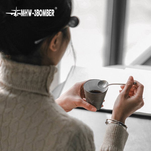 ⁦MHW-3BOMBER Coffee Spoon, stainless steel coffee spoon⁩ - الصورة ⁦4⁩