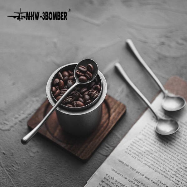 ⁦MHW-3BOMBER Coffee Spoon, stainless steel coffee spoon⁩ - الصورة ⁦5⁩