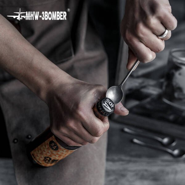 ⁦MHW-3BOMBER Coffee Spoon, stainless steel coffee spoon⁩ - الصورة ⁦10⁩