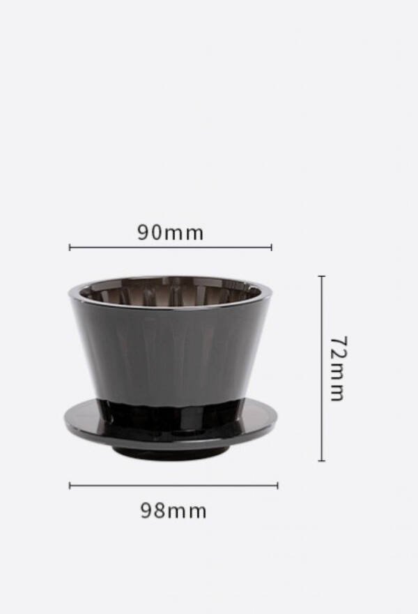 ⁦قمع تايمور كريستال رصاصي | Timemore Crystal Eye B75⁩ - الصورة ⁦6⁩