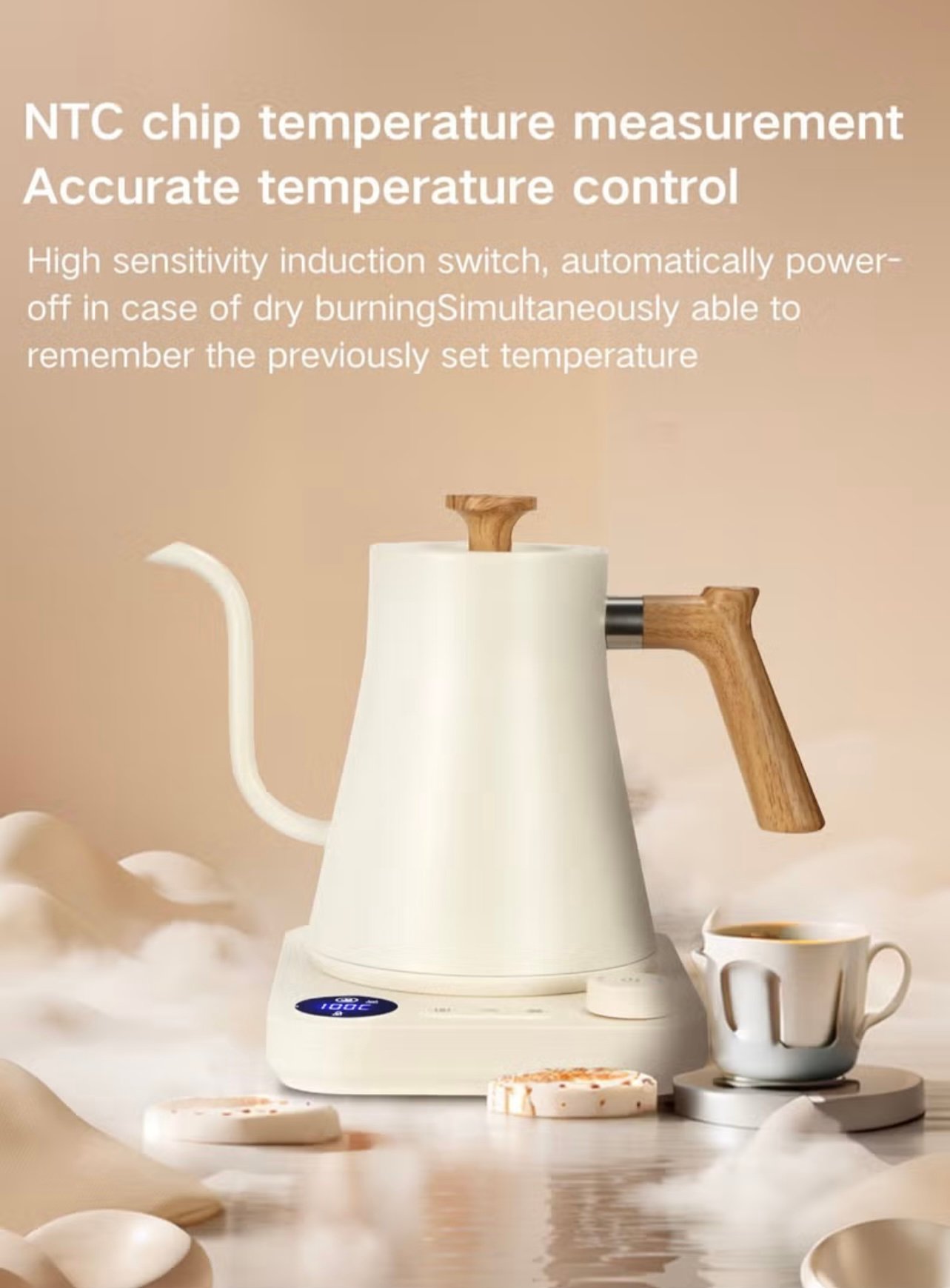 Kt90 pro gosseneck kettle - الصورة 7