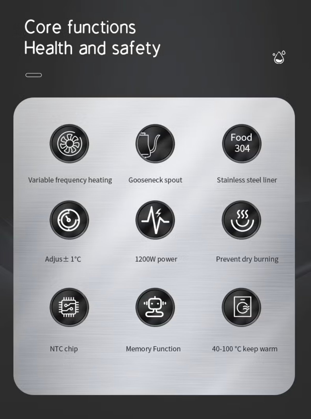 Kt90 pro gosseneck kettle - الصورة 9
