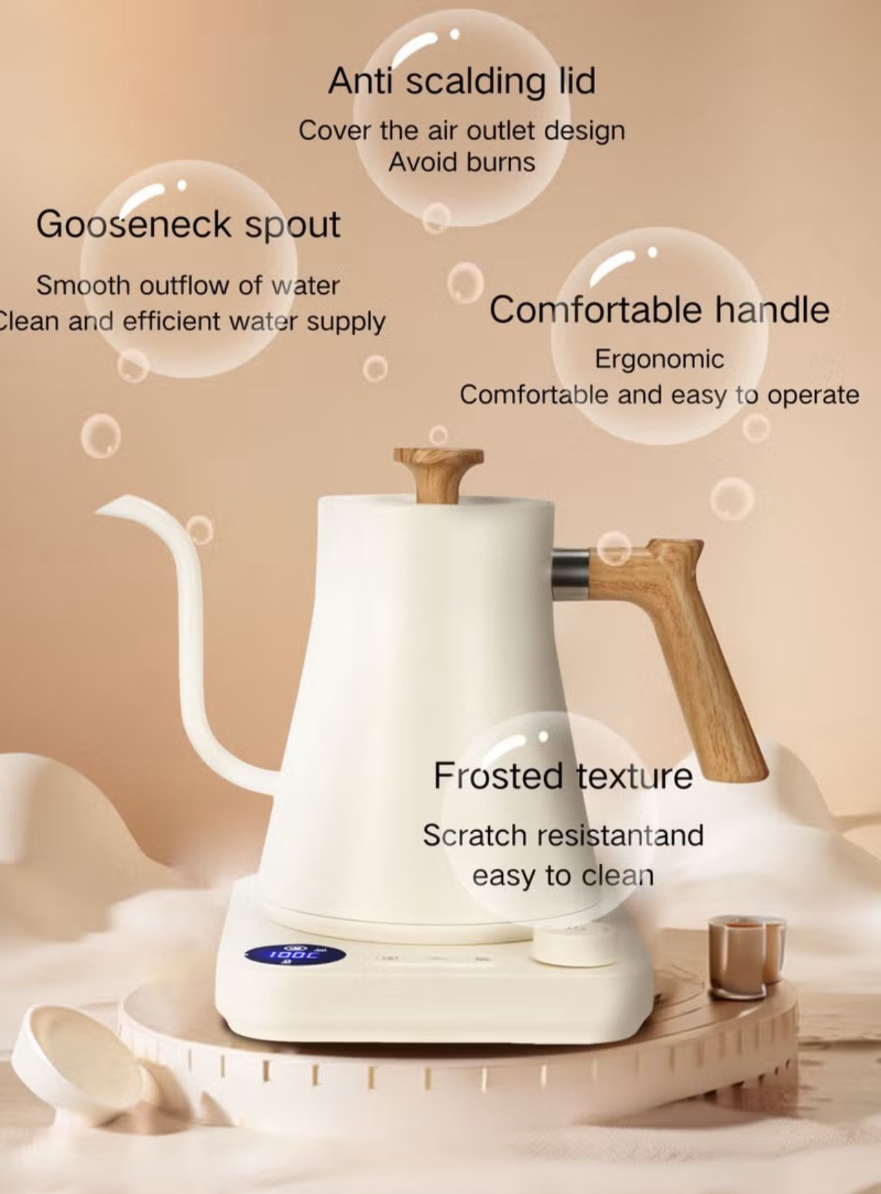 Kt90 pro gosseneck kettle - الصورة 5