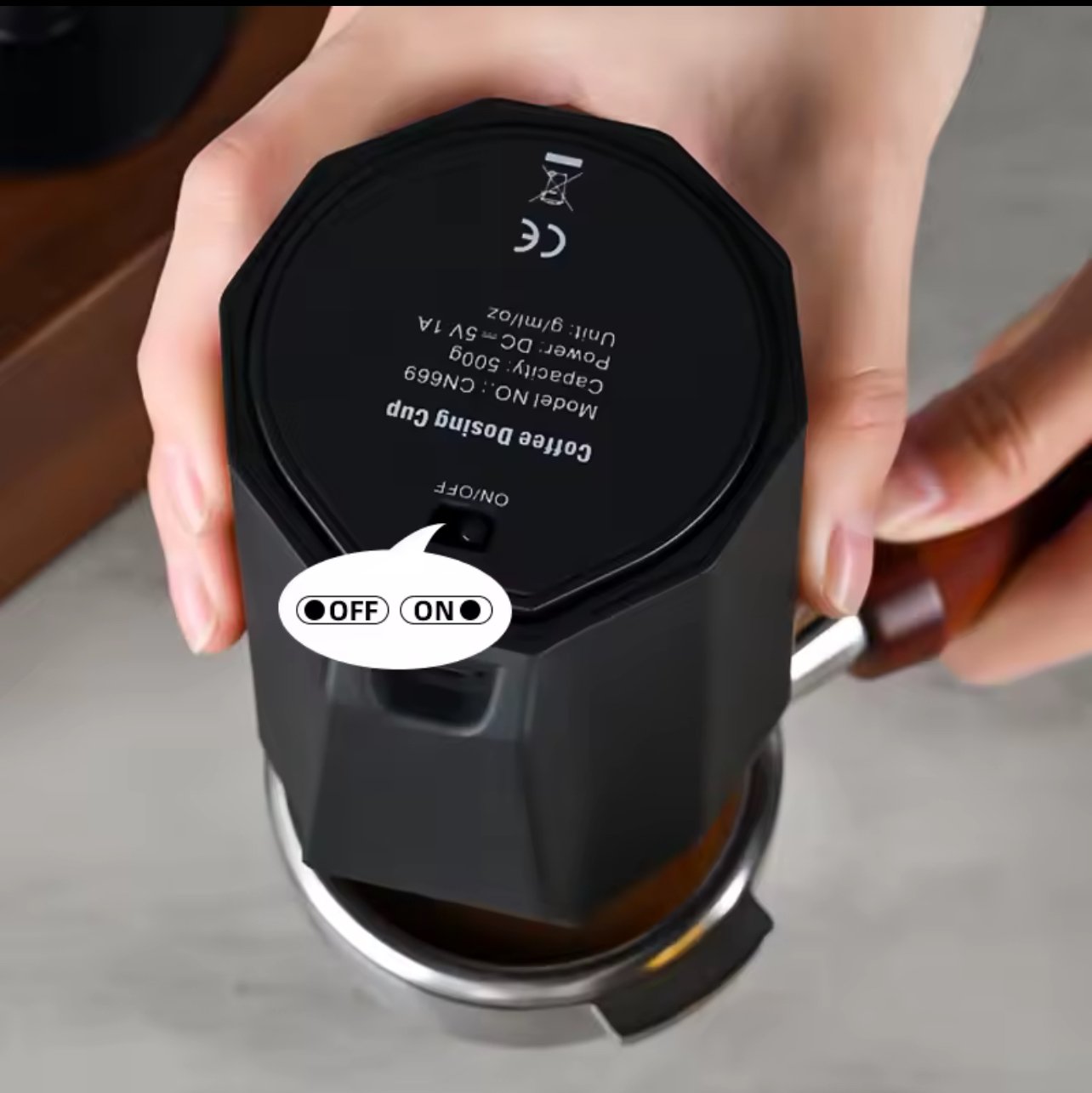 Coffee dosing cup scale - ميزان كوب لوزن القهوة - الصورة 4