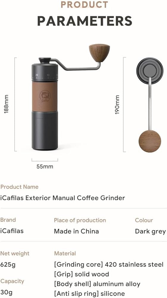 مطحنة القهوة اليدوية iCafilas - الصورة 2