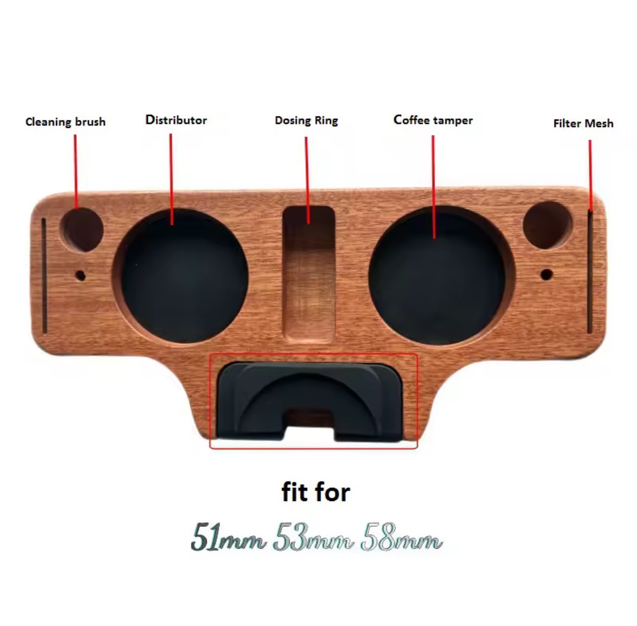 قاعده كبس وحامل لادوات الاسبريسو