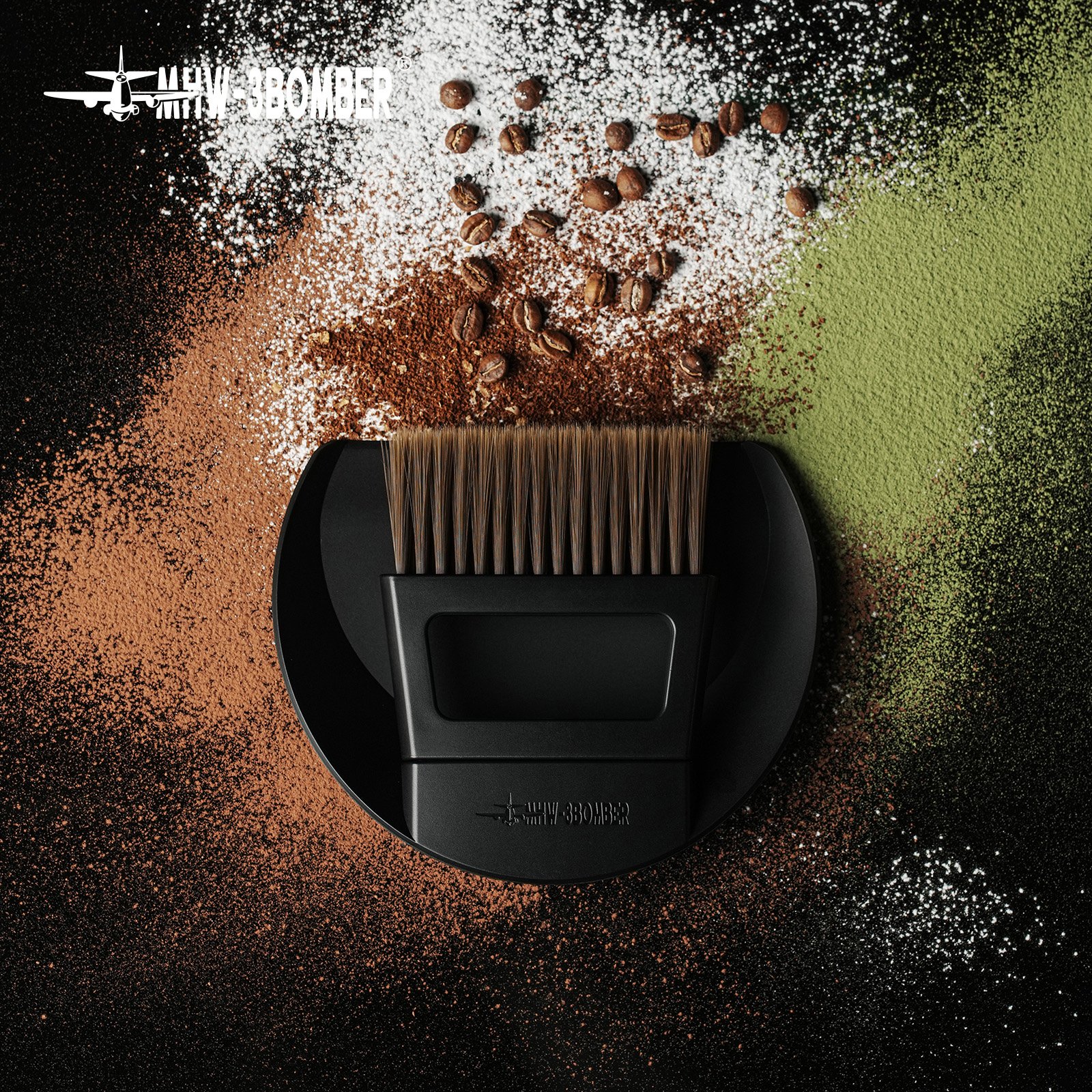 ⁦MHW-3BOMBER COFFEE BAR BRUSH SET⁩ - الصورة ⁦2⁩