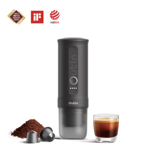 OutIn Nano Portable Espresso Machine (Space Grey)