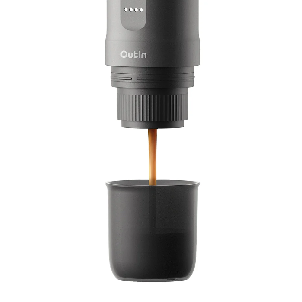 ⁦OutIn Nano Portable Espresso Machine (Space Grey)⁩ - الصورة ⁦5⁩
