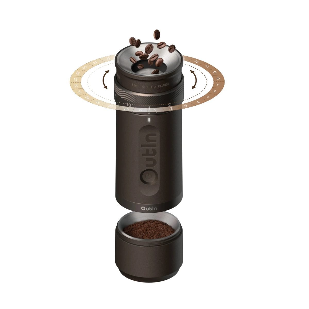 OutIn Fino Portable Electric Coffee Grinder - الصورة 8