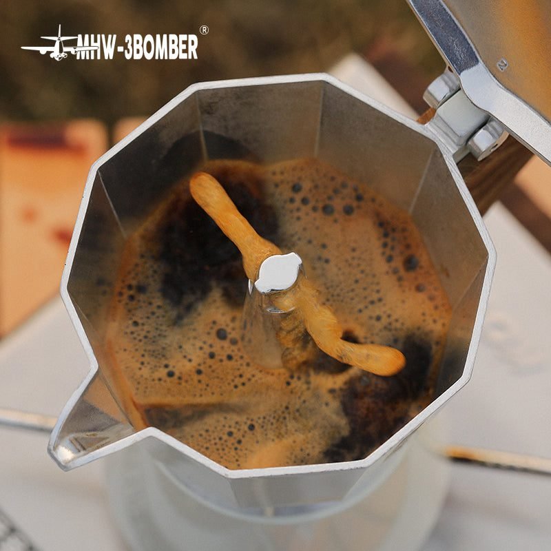 ⁦MHW Moka Pot 300ml - white⁩ - الصورة ⁦7⁩