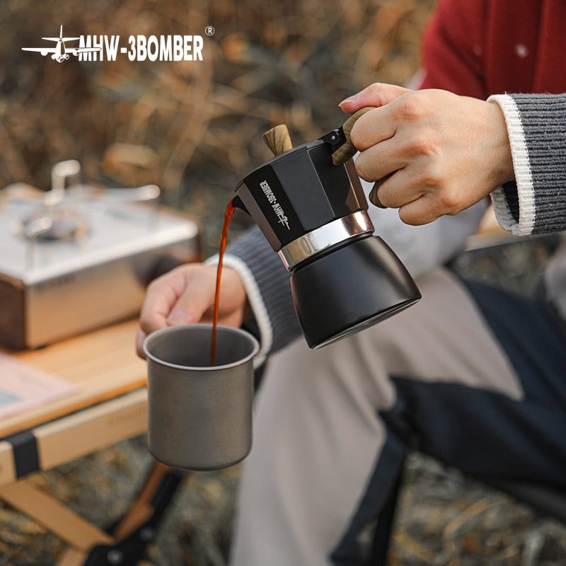 MHW Moka Pot 300ml - Black - الصورة 2