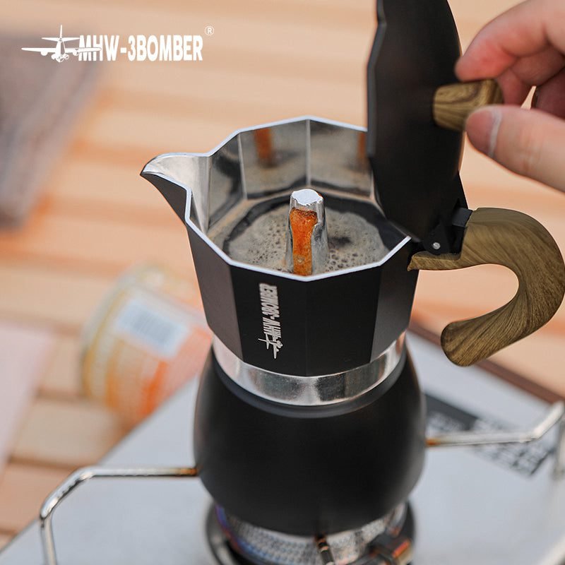 MHW Moka Pot 300ml - Black - الصورة 3