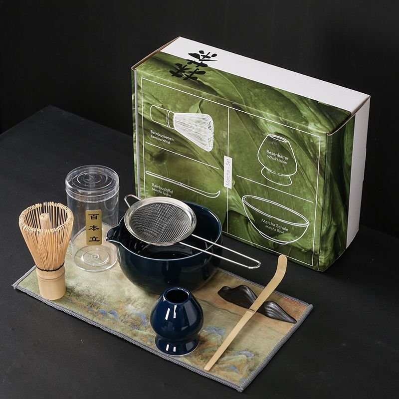 Matcha set 7 pcs -طقم تحضير الماتشا – 7 قطع