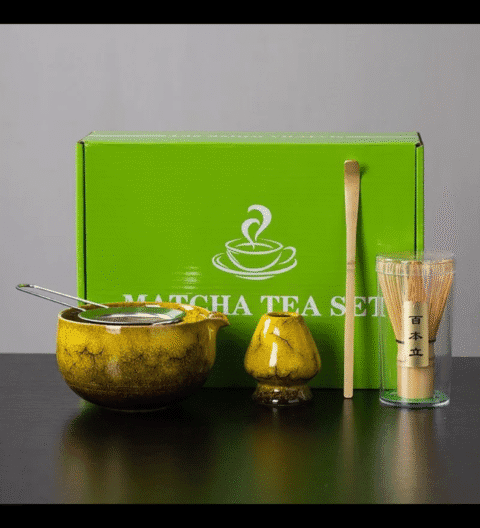 Matcha set 7 pcs -طقم تحضير الماتشا – 7 قطع