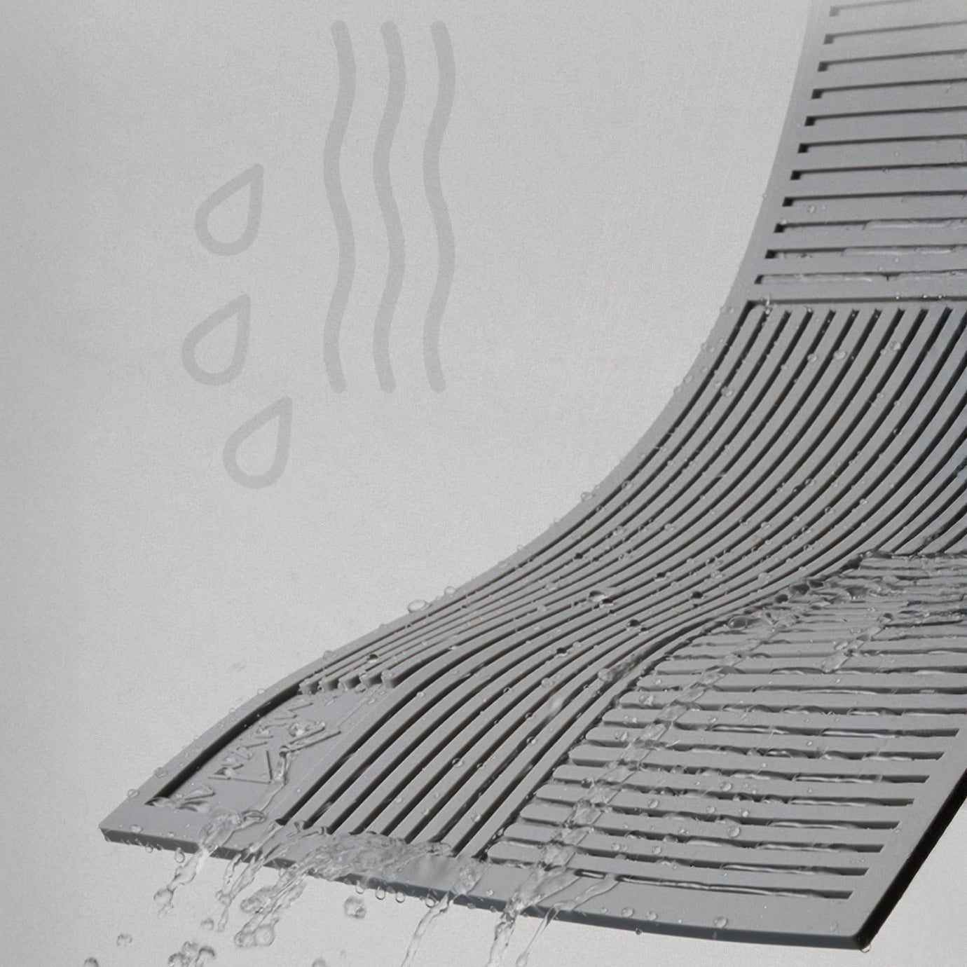 ⁦MUVNA Silicone Bar Mat Coffee Cup Draining Matt⁩ - الصورة ⁦7⁩