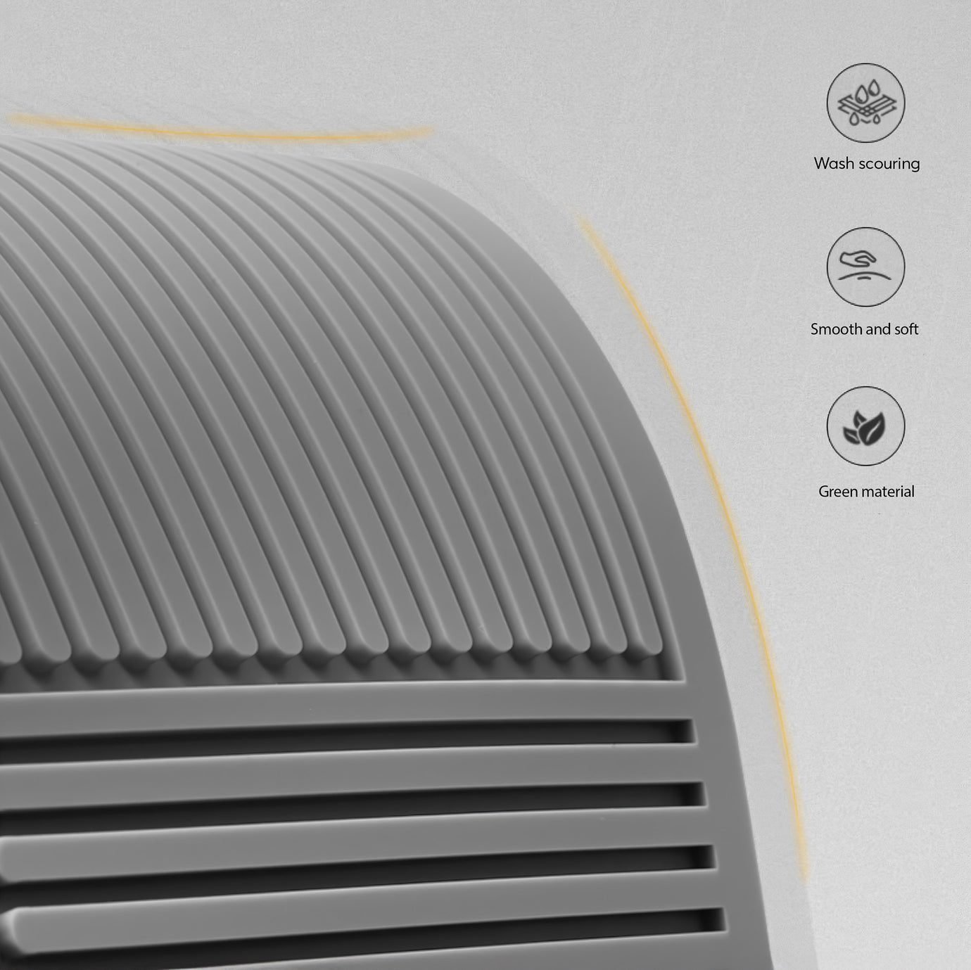 ⁦MUVNA Silicone Bar Mat Coffee Cup Draining Matt⁩ - الصورة ⁦10⁩