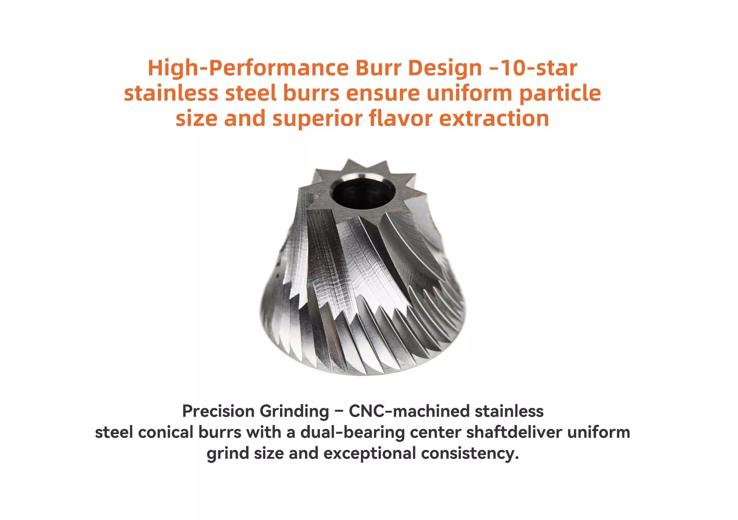 ⁦Cera+ CGE03 Portable Electric Coffee Grinder⁩ - الصورة ⁦5⁩