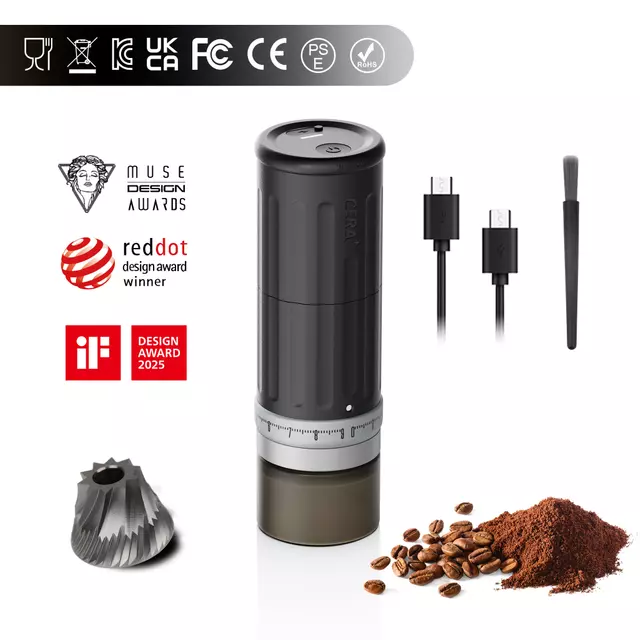 Cera+ CGE03 Portable Electric Coffee Grinder