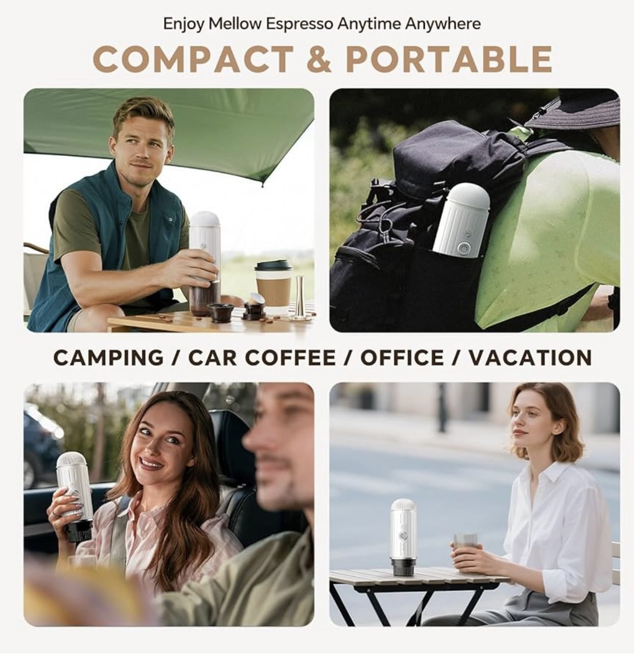 ⁦iCafilas Portable Espresso Maker⁩ - الصورة ⁦3⁩