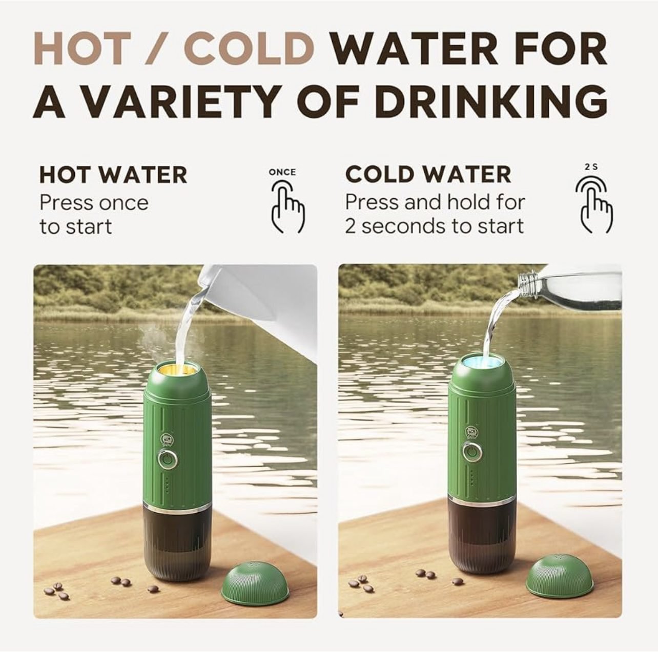 ⁦iCafilas Portable Espresso Maker⁩ - الصورة ⁦5⁩