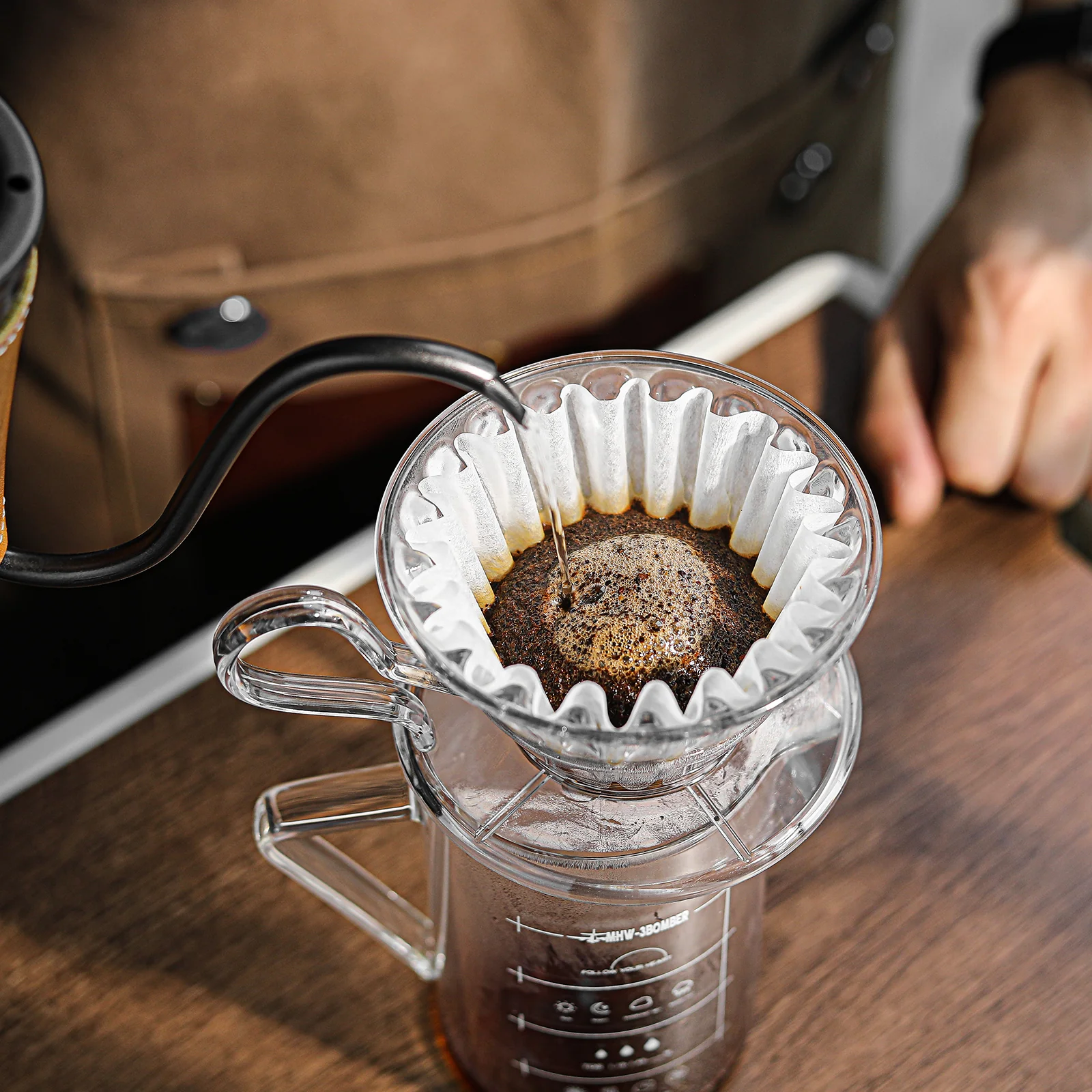 MHW-3BOMBER CAKE-SHAPED COFFEE FILTER PAPER 185 - الصورة 7