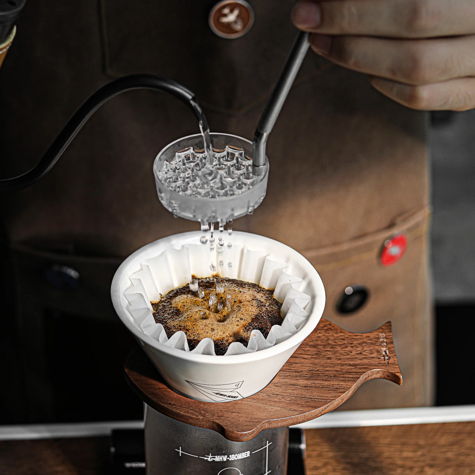 MHW-3BOMBER CAKE-SHAPED COFFEE FILTER PAPER 185 - الصورة 10