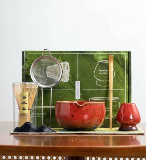 Matcha set 7 pcs -طقم تحضير الماتشا – 7 قطع