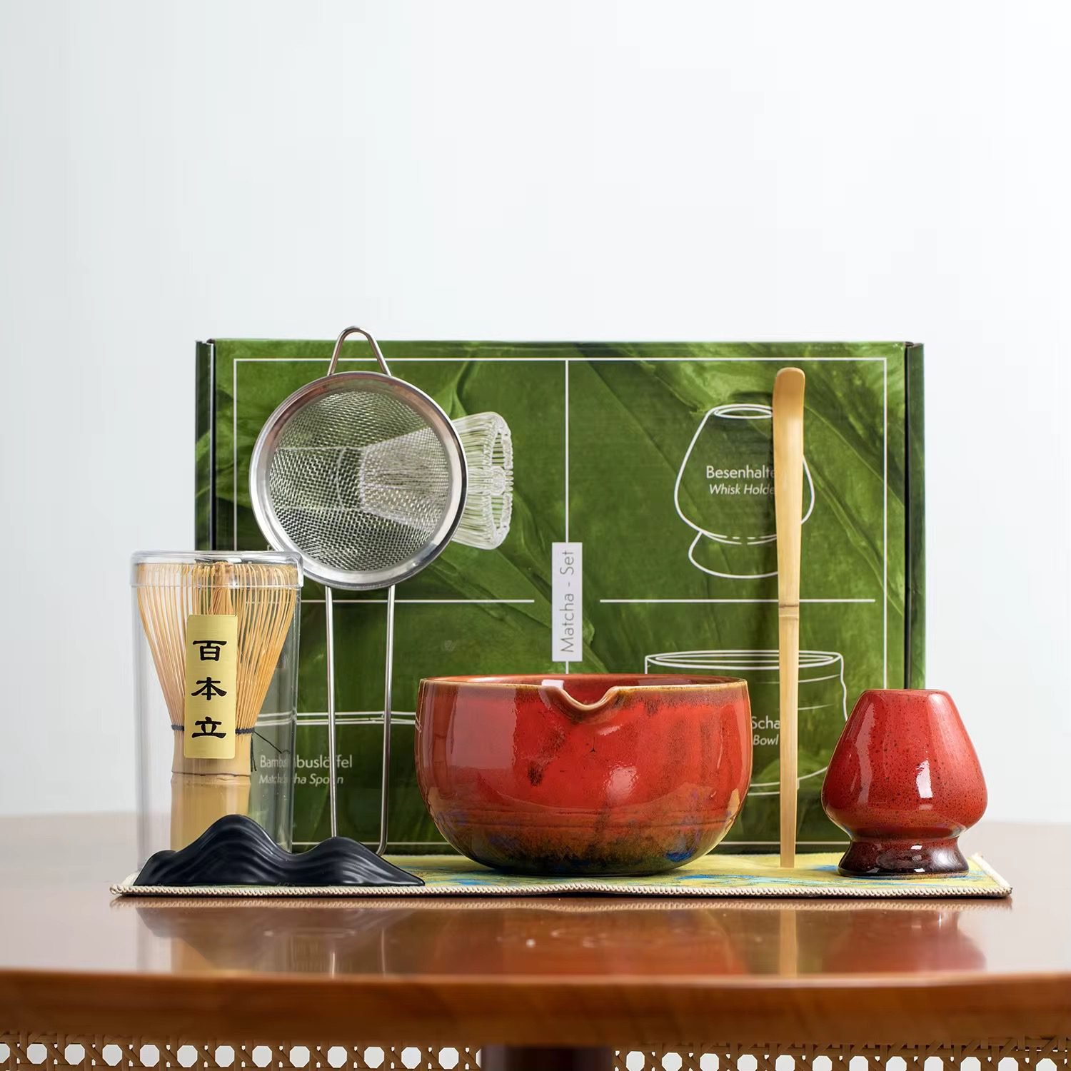 Matcha set 7 pcs -طقم تحضير الماتشا – 7 قطع