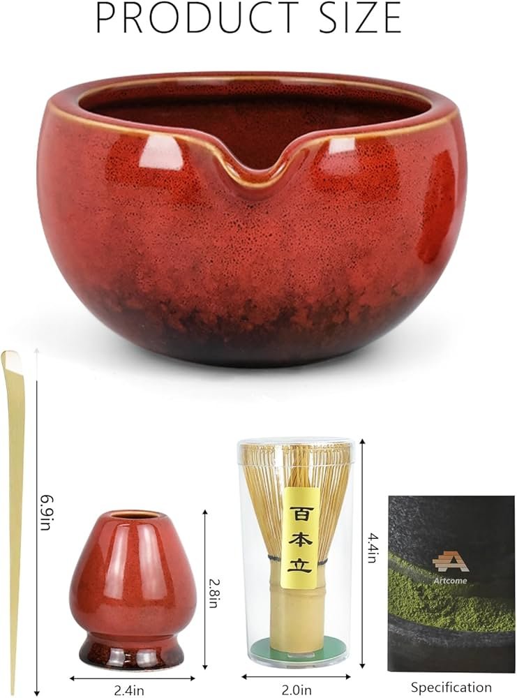 Matcha set 7 pcs -طقم تحضير الماتشا – 7 قطع - الصورة 2