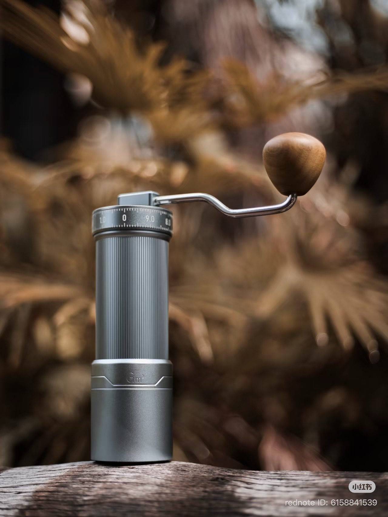 MUVNA GM2 Hand Manual Grinder Coffee External Adjustment Stainless Steel Upgraded - Silver - الصورة 3