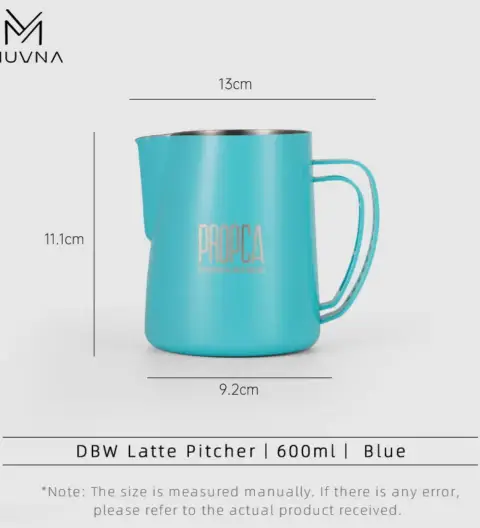 Muvna DOUBLE WING LATTE ART PITCHER PROFESSIONAL MILK FROTHING CUP