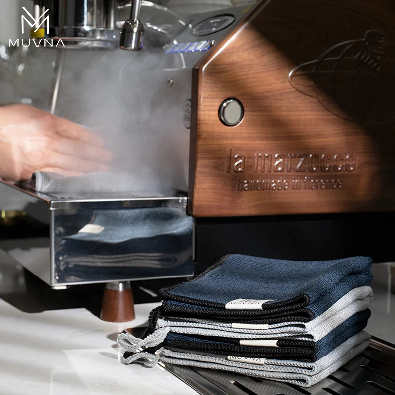 MUVNA Microfiber Espresso Cleaning Towel-Coffee - الصورة 3