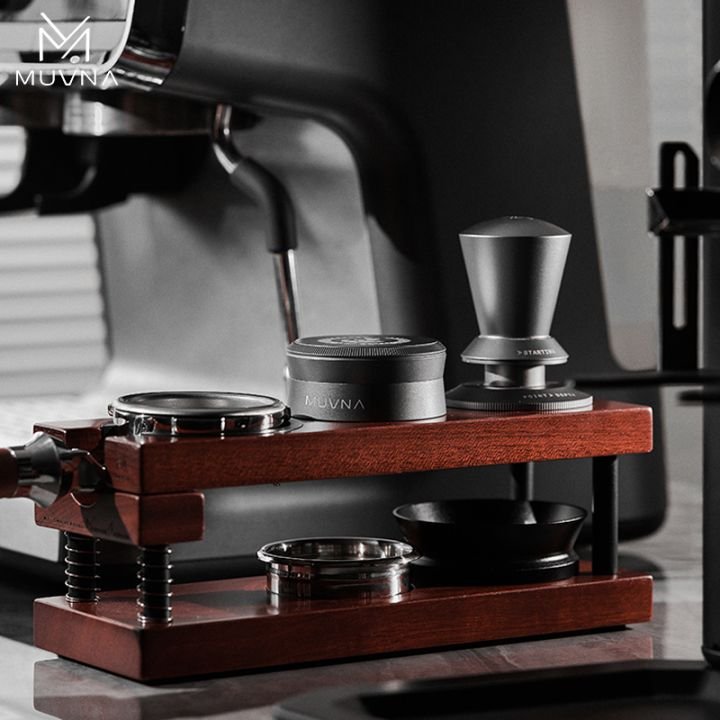 ⁦MUVNA Coffee Tamper Station Base Spring-loaded⁩ - الصورة ⁦6⁩