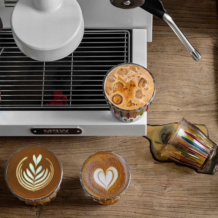 MUVNA - Ink Leaf Espresso Glass 160ml - الصورة 3