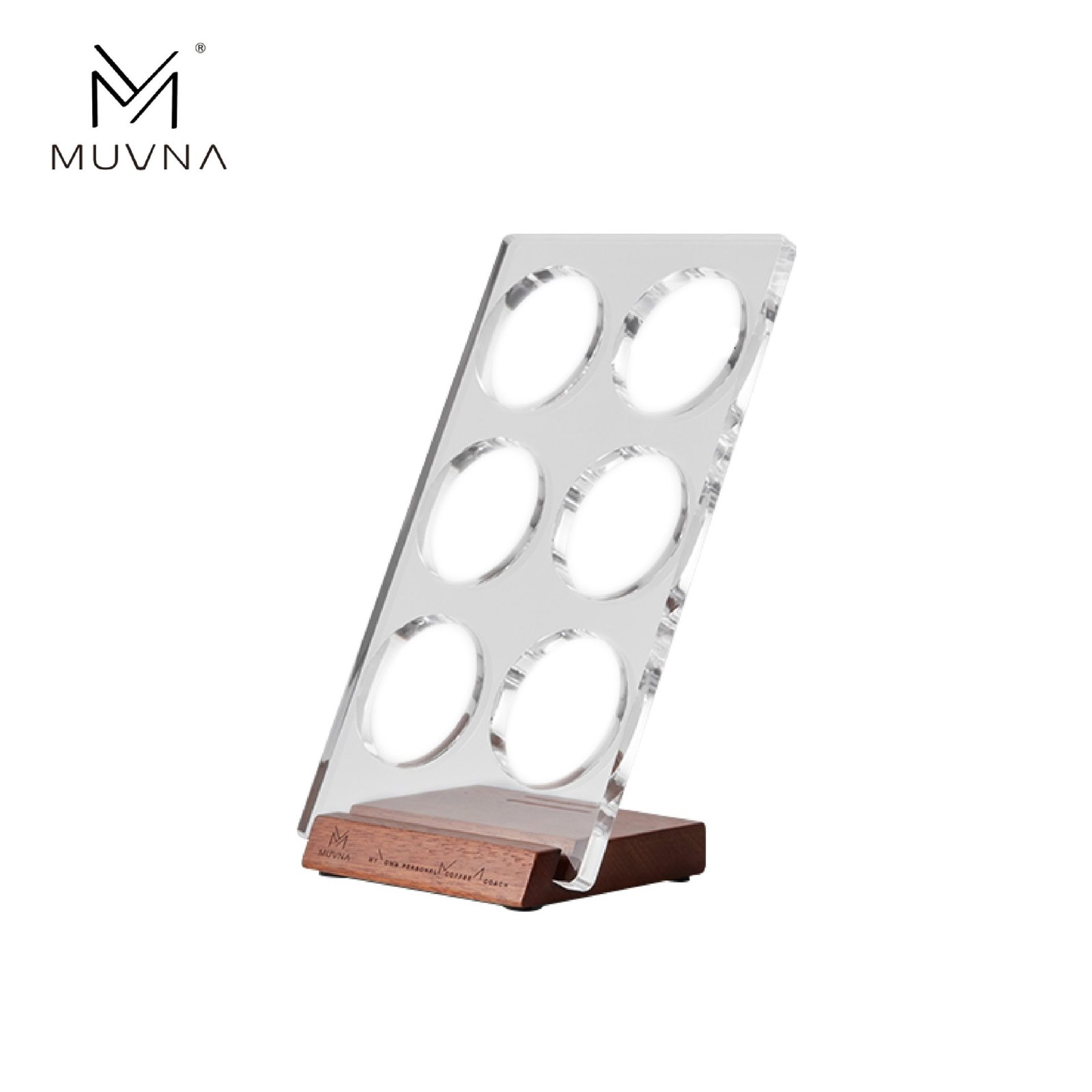 MUVNA coffee filter basket, and puck screen 3D storage rack - الصورة 2