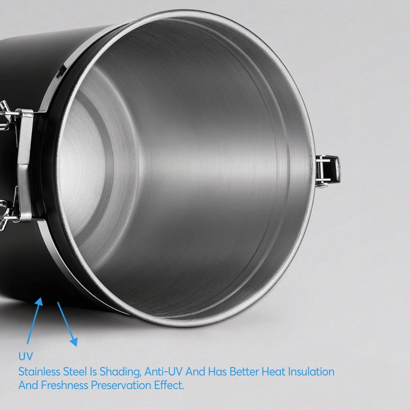 ⁦Muvna AIRTIGHT COFFEE BEAN STORAGE CANISTER 750 g⁩ - الصورة ⁦3⁩